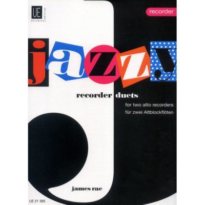 Universal Edition Jazzy Recorder Duets A-Bfl