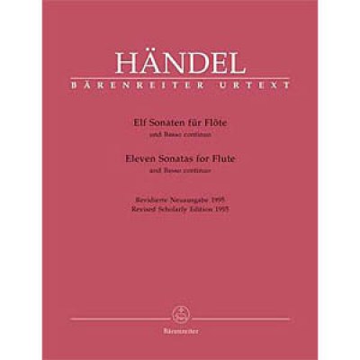 Barenreiter Handel Elf Sonaten fur Flote