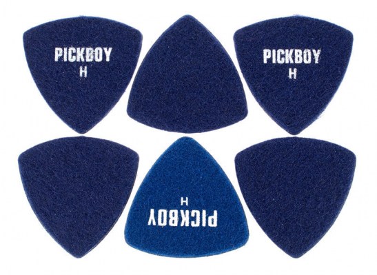 Pickboy Felt Triangle Blue Hard Pick S