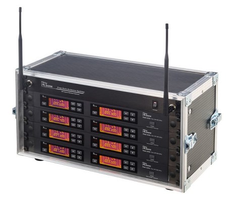 the t.bone free solo PT 520 MHz/8 CH Rack