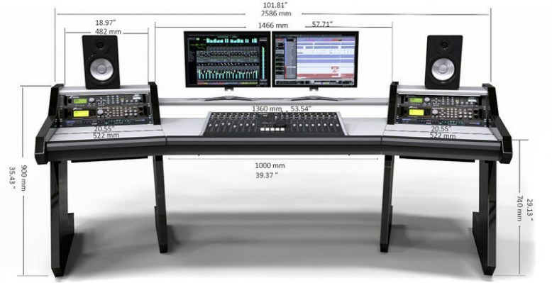 Studio Desk Pro Line All Black