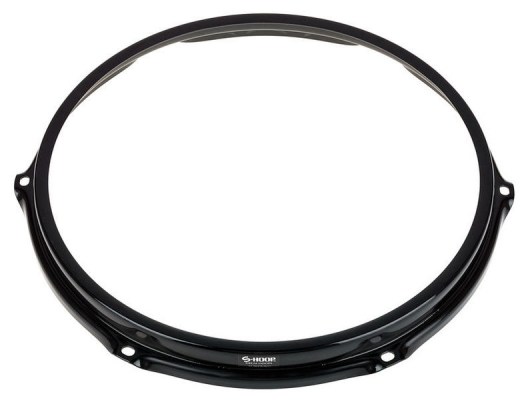 S-Hoop SH126-BLK 12" Drumhoop 6-hole