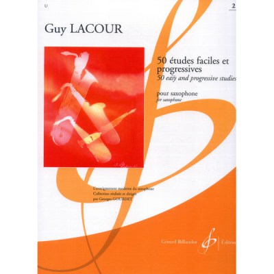 Billaudot Editeur 50 Etudes Faciles (Sax) 2