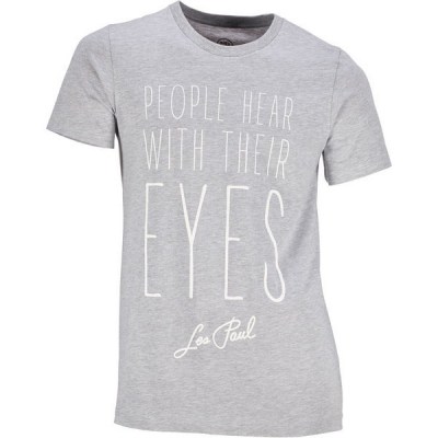 Les Paul Merchandise T-Shirt People Hear With S
