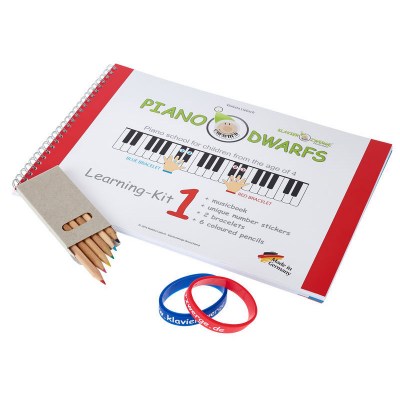 Klavierzwerge  Piano Dwarfs Learning Kit 1