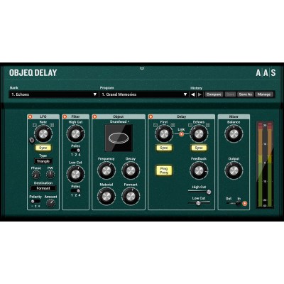 Applied Acoustics Systems Objeq Delay