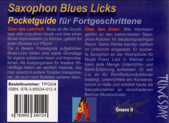 Tunesday Records Saxophone Blues-Licks