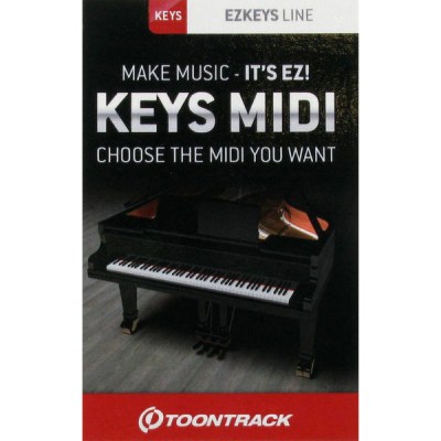 Toontrack EZkeys Midi Pack Card