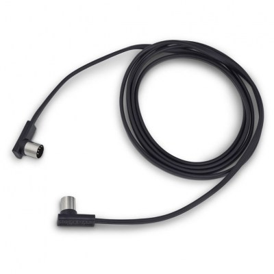 Rockboard Flat MIDI Cable 200cm Black