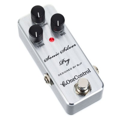 One Control Sonic Silver Peg Bass Preamp