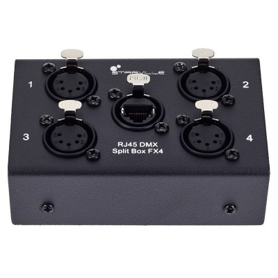 Stairville RJ45 DMX Split Box FX4-5pin