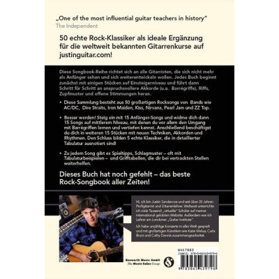 Bosworth Justinguitar Rock-Songbook D