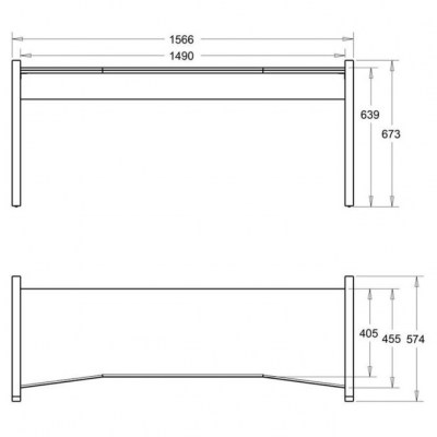 Output platform desk чертежи