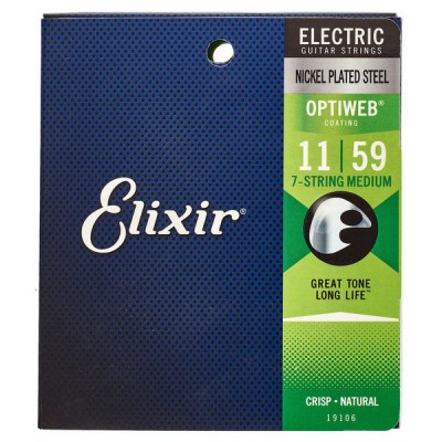 Elixir Optiweb 19106 7-String Medium