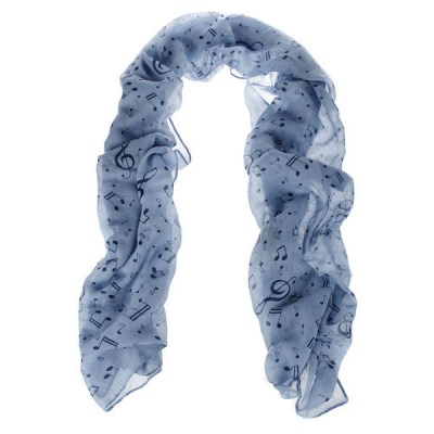 Musikboutique Hahn Scarf Sheet Music Light Blue