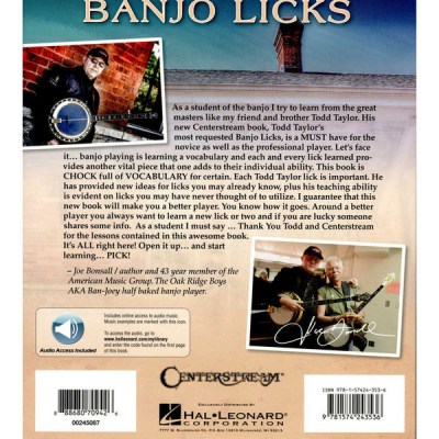 Centerstream 50 Most Requested Banjo Licks