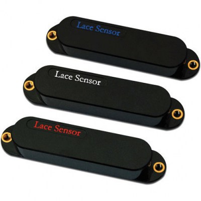 Lace Pickups Value Red Silver Blue 3 Pack