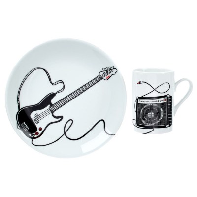 tellerundtasse  Breakfast Set Bass