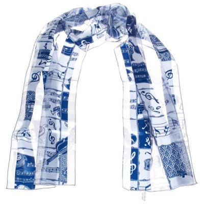 Anka Verlag Scarf Blue with Instruments