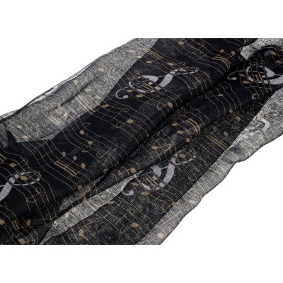 Anka Verlag Scarf black with sheet music