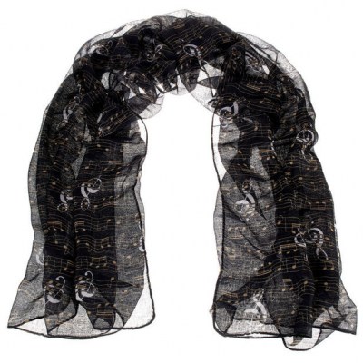 Anka Verlag Scarf black with sheet music