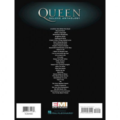 Hal Leonard Queen Deluxe Anthology PVG