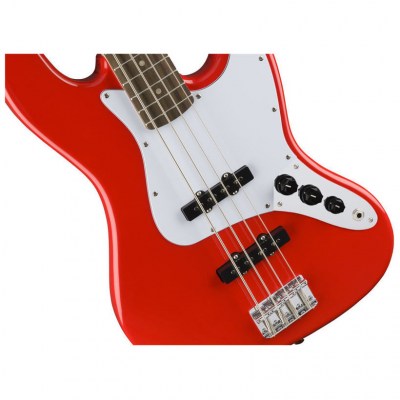 fender squier affinity jazz il red