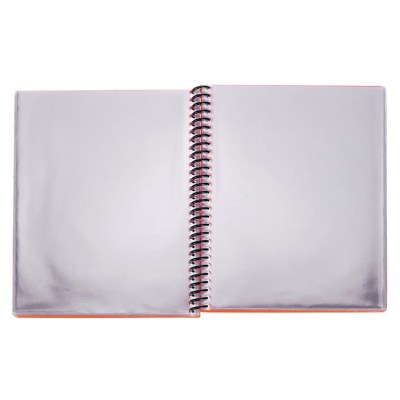 ge-gra-Muster Portfolio Orange 20 Foils