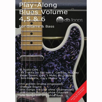 db loops Play Along Blues Vol.4, 5 & 6