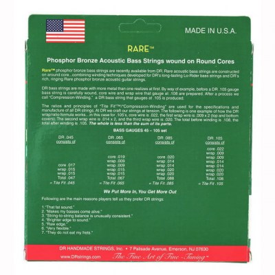 DR Strings Acoustic Bass String Set 045