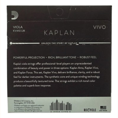 Daddario KV410LM Kaplan Vivo Viola LM