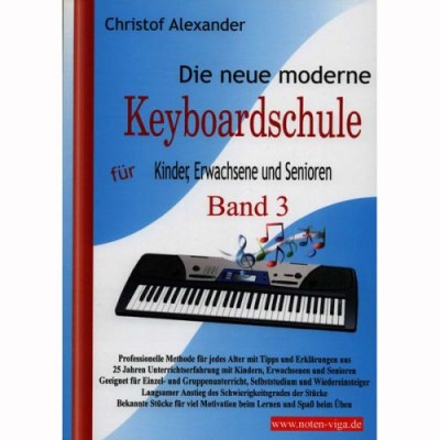 ViGa Verlag Neue moderne Keyboardschule 3