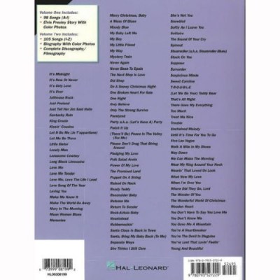 Hal Leonard Elvis Presley Anthology 2 PVG