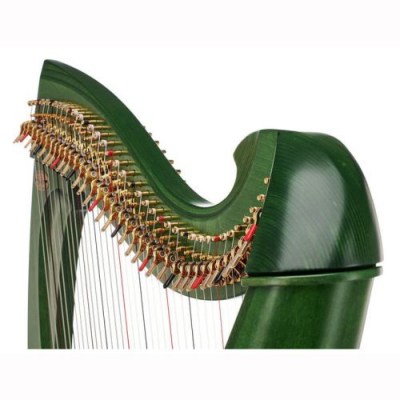 Salvi Una Deluxe Lever Harp Green