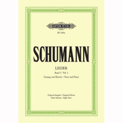 Edition Peters Schumann Lieder High Voice