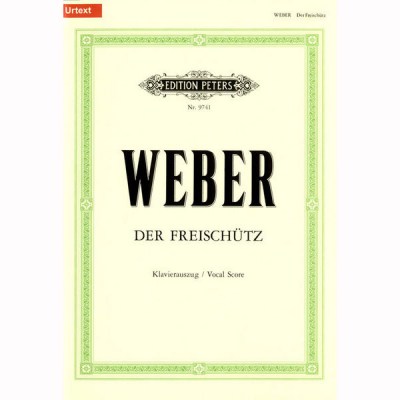 Edition Peters Weber Der Freischütz