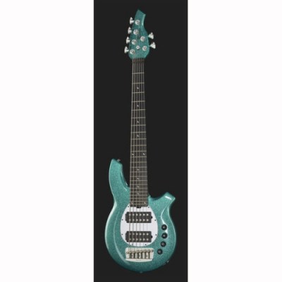 Music Man Bongo 6 HH Aqua Sparkle
