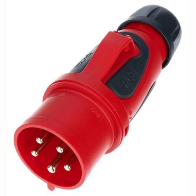 PCE 0253-6 Grip 32A 5pol IP44 M. the sssnake Powercord UK C14. 