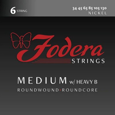 Fodera 6-String Set Ni Med Heavy B TB