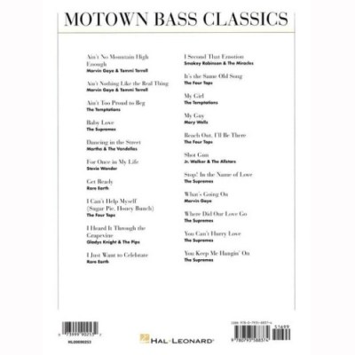 Hal Leonard Motown Bass Classics
