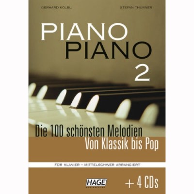 Hage Musikverlag Piano Piano Vol.2 Mittel +CDs