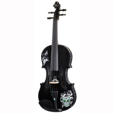 Rozanna`s Violins Mariachi Sugar Skull Violin BS