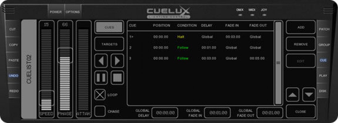 Cuelux Lighting Software PC & Mac