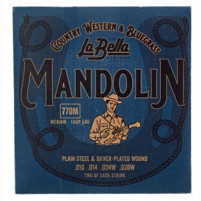 La Bella 770M Mandolin Silv.Pl. Medium