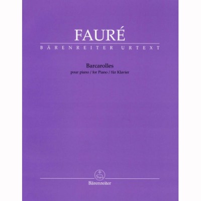 Bärenreiter Fauré Barcarolles Piano
