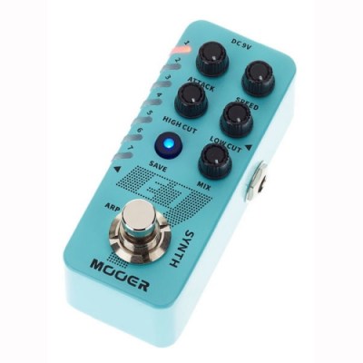 Mooer E7 Polyphonic Guitar Synth.