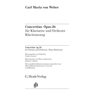 Henle Verlag Weber Concertino op.26