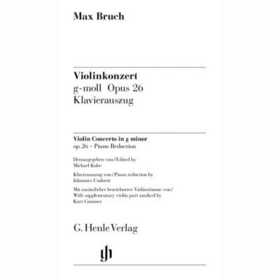 Henle Verlag Bruch Violinkonzert g-moll