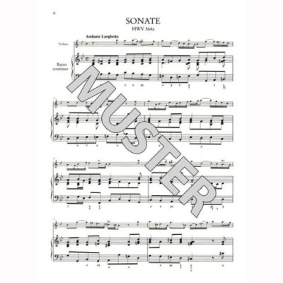 Universal Edition Händel Sonaten Violine