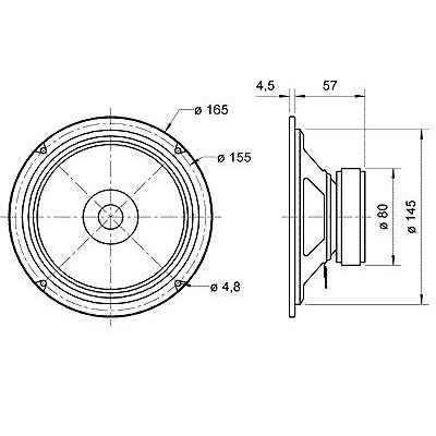 Visaton BG 17 8 Ohm